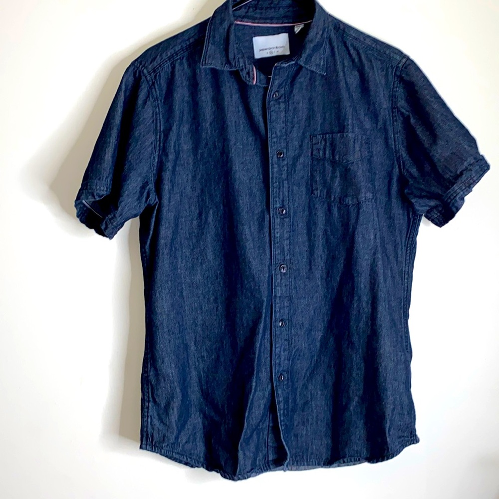 Men’s paper denim & cloth top
